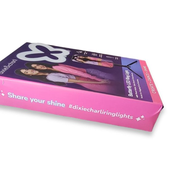 Dixie & Charli LED Butterfly Ring Light - Picture 2 of 4